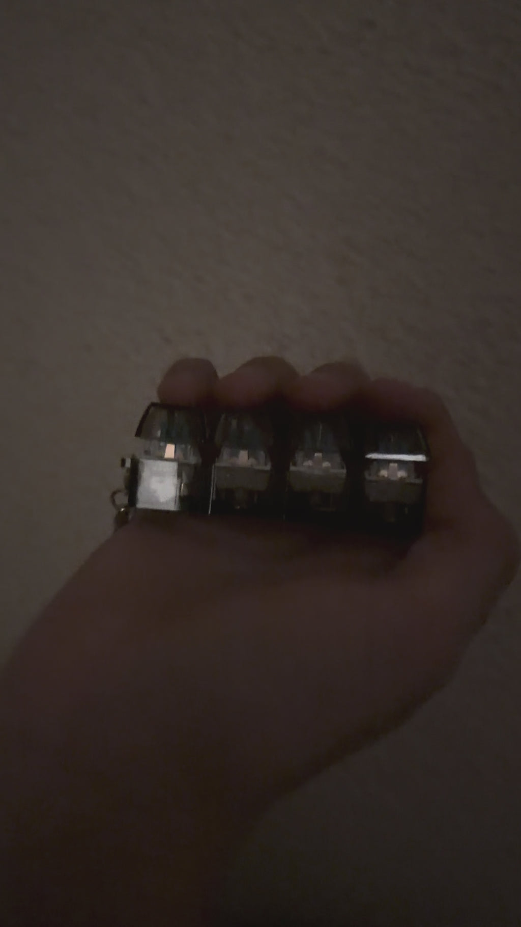 Keyboard Fidget full black with led