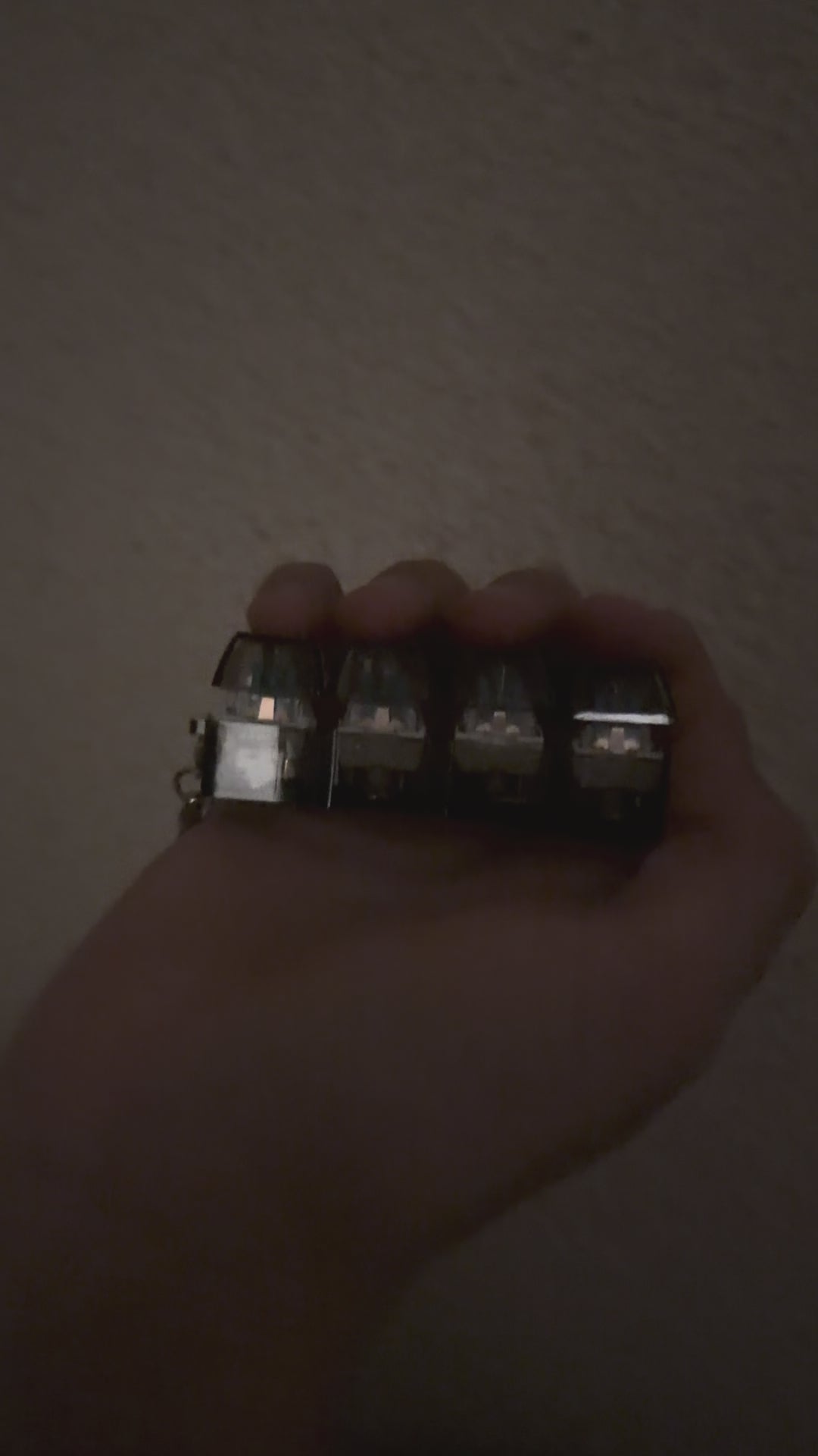 Keyboard Fidget full black with led